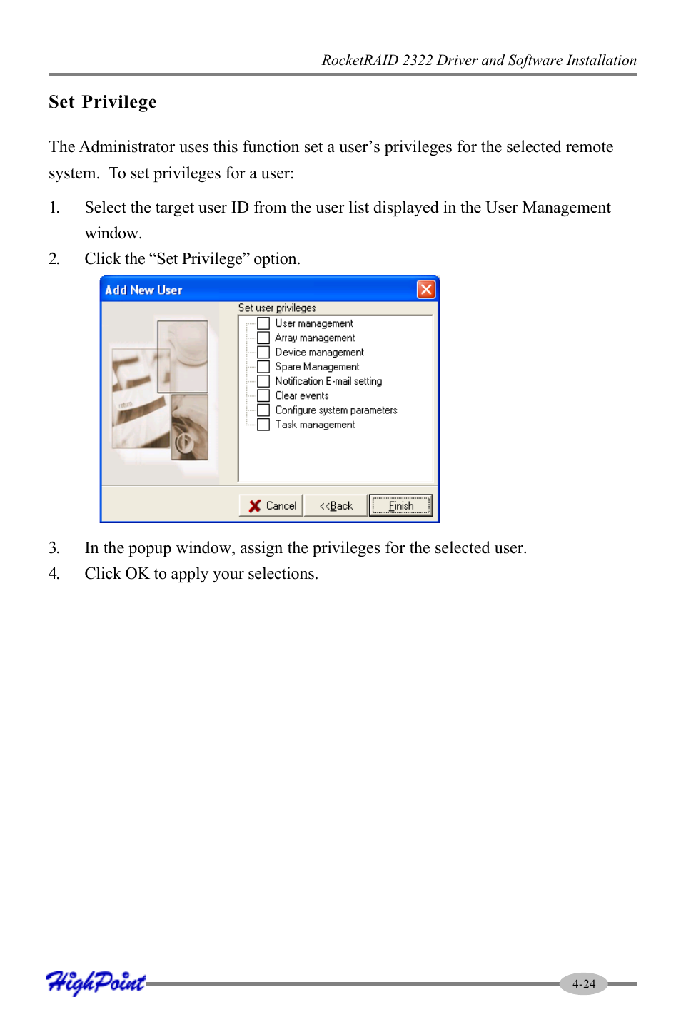 HighPoint RocketRAID 2322 User Manual | Page 47 / 73