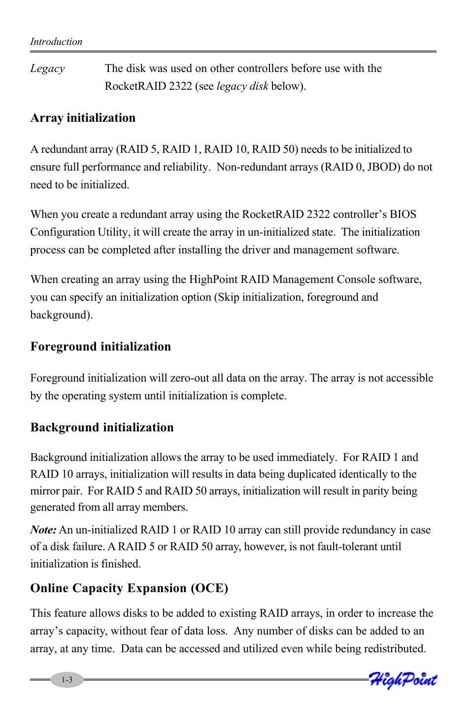 HighPoint RocketRAID 2322 User Manual | Page 8 / 73