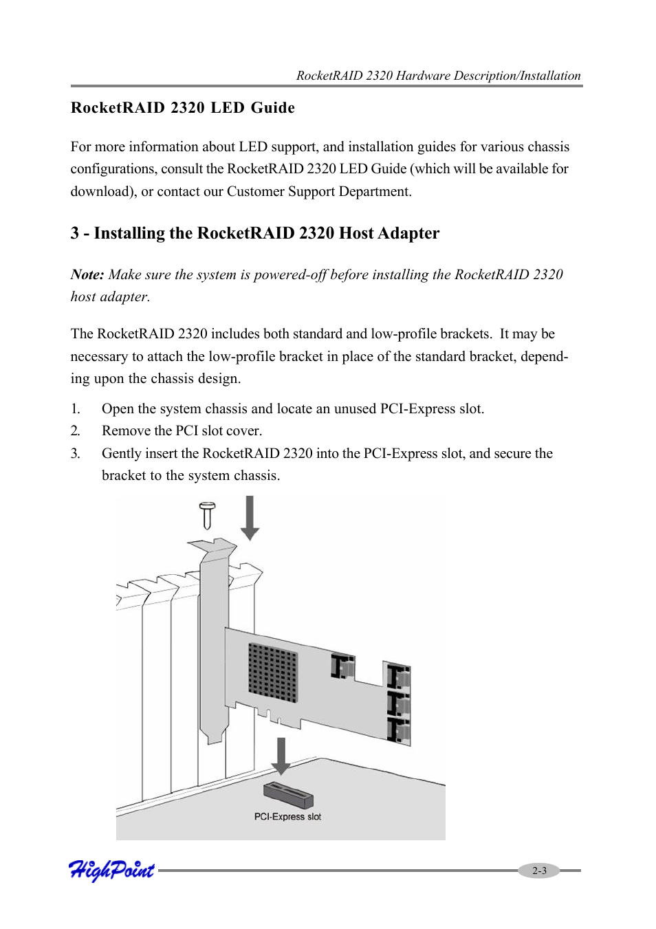 HighPoint RocketRAID 2320 User Manual | Page 13 / 77