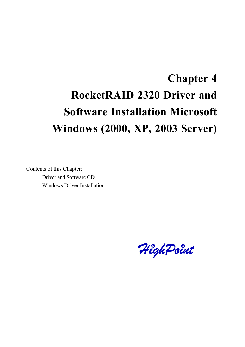 HighPoint RocketRAID 2320 User Manual | Page 22 / 77