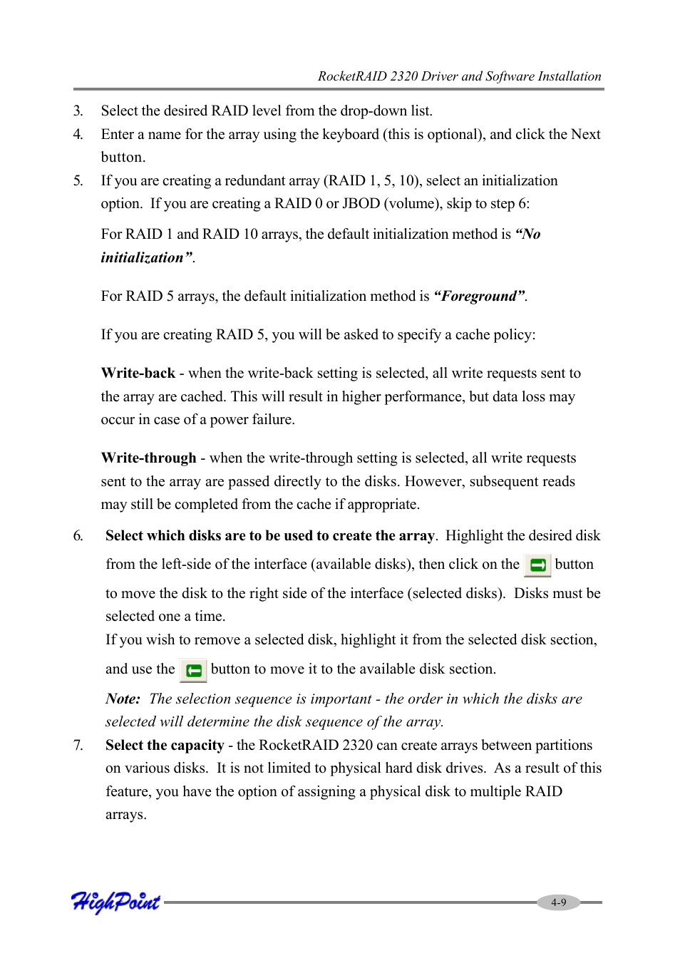 HighPoint RocketRAID 2320 User Manual | Page 31 / 77