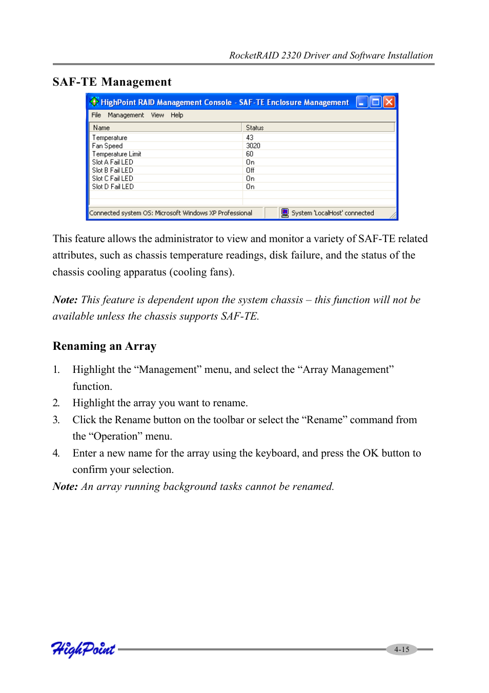 HighPoint RocketRAID 2320 User Manual | Page 37 / 77