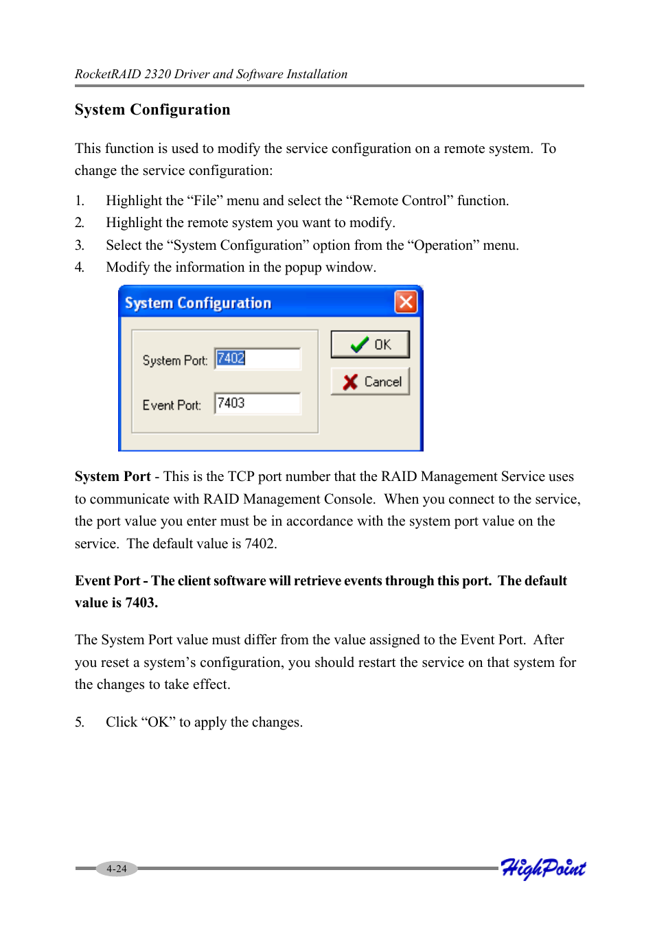 HighPoint RocketRAID 2320 User Manual | Page 46 / 77