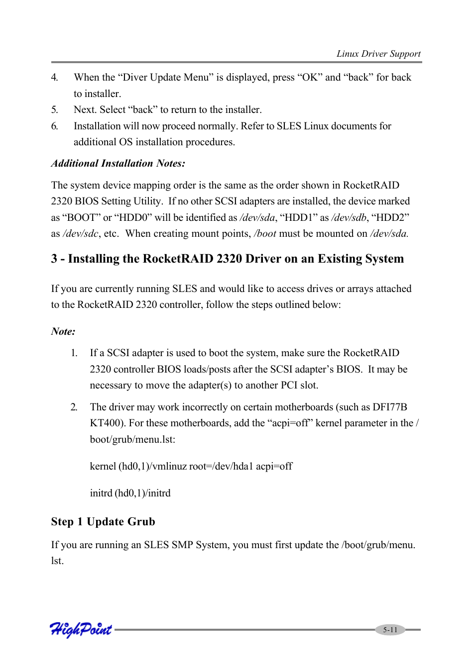HighPoint RocketRAID 2320 User Manual | Page 61 / 77