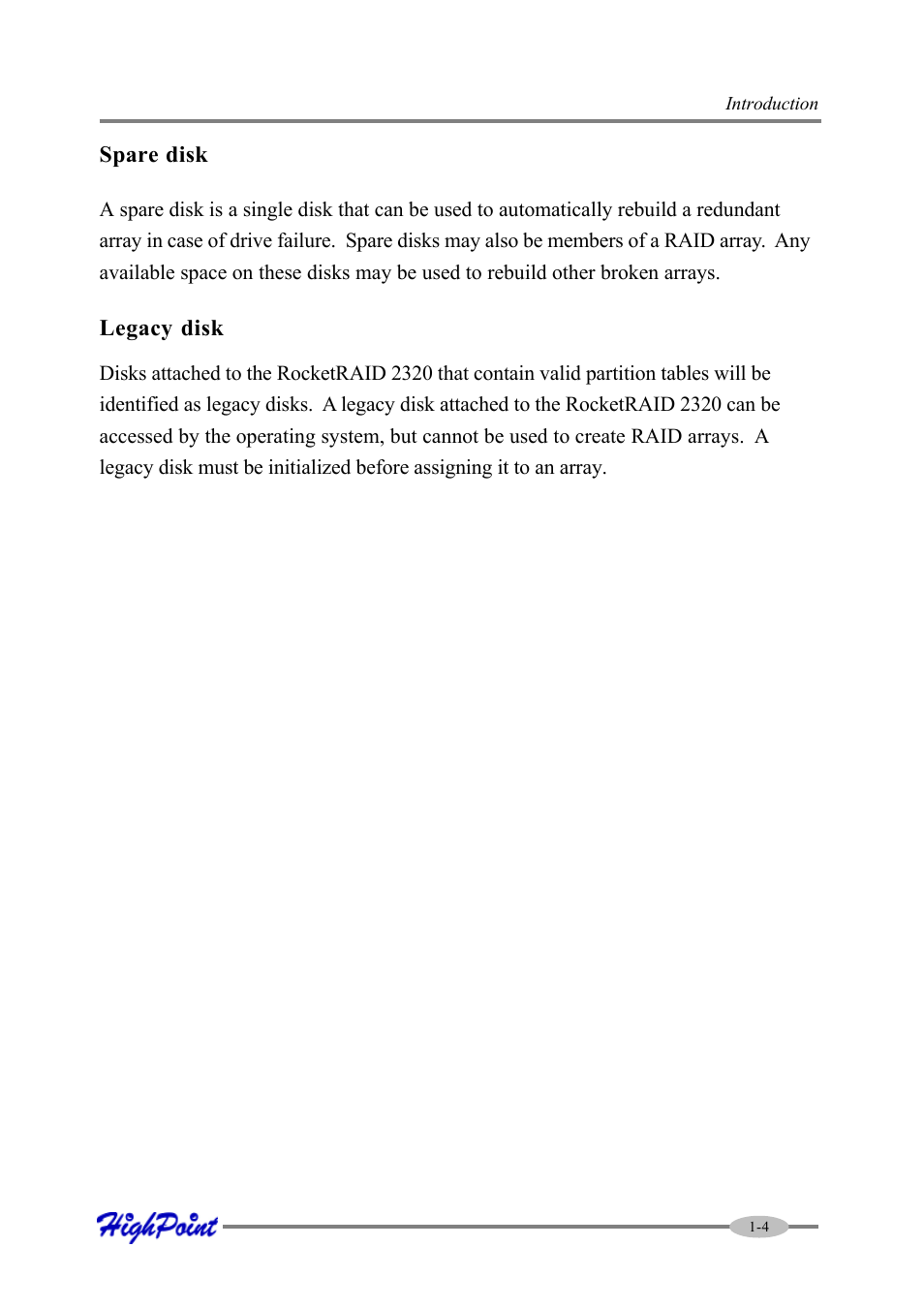 HighPoint RocketRAID 2320 User Manual | Page 9 / 77