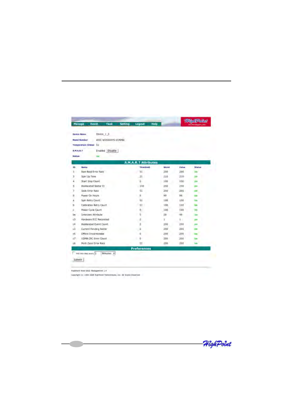 HighPoint RocketRAID 2314 User Manual | Page 84 / 92