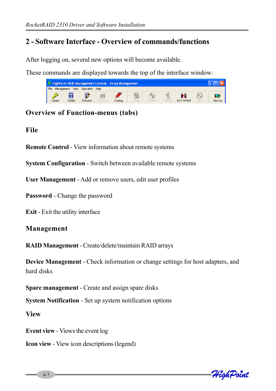 HighPoint RocketRAID 2310 User Manual | Page 28 / 75