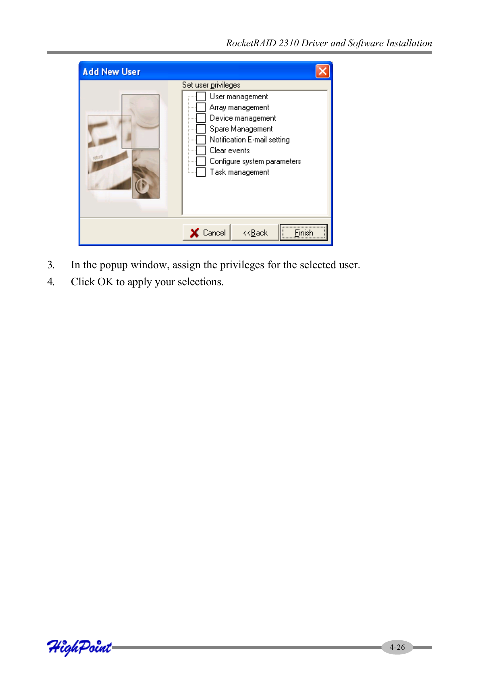 HighPoint RocketRAID 2310 User Manual | Page 47 / 75