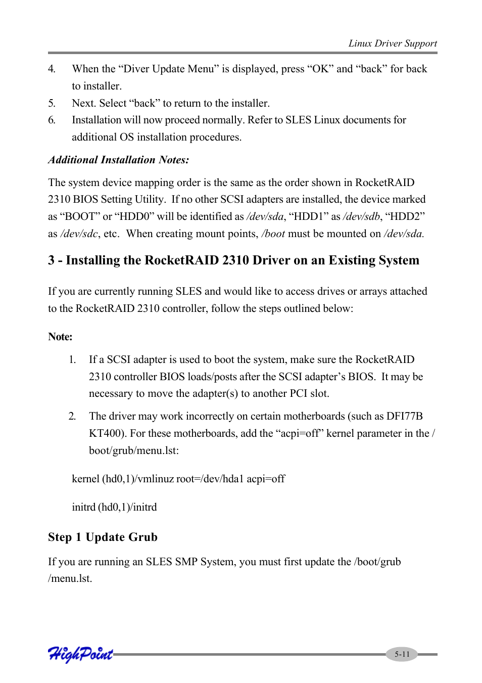 HighPoint RocketRAID 2310 User Manual | Page 59 / 75