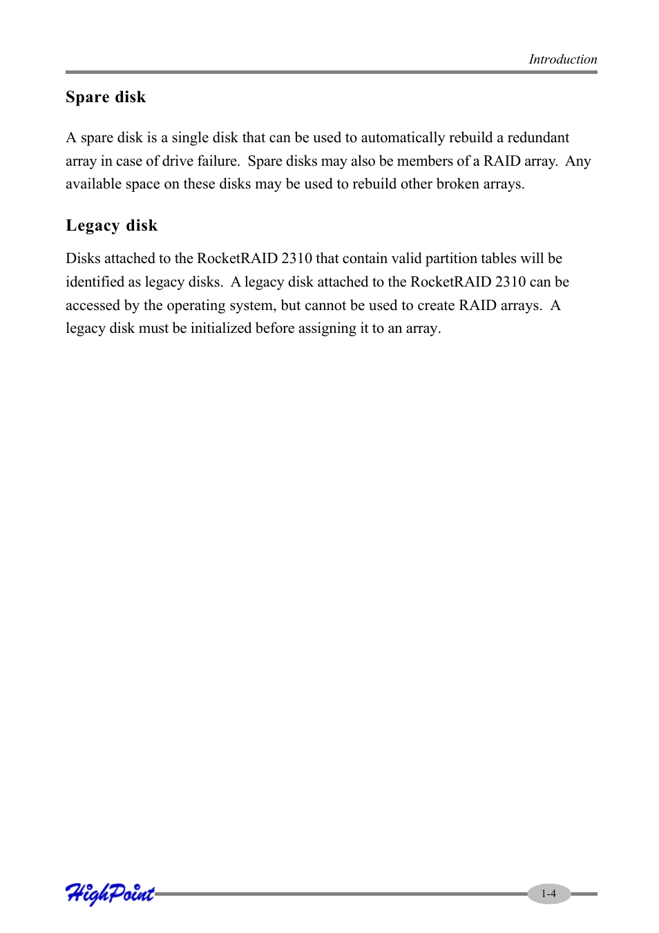 HighPoint RocketRAID 2310 User Manual | Page 9 / 75
