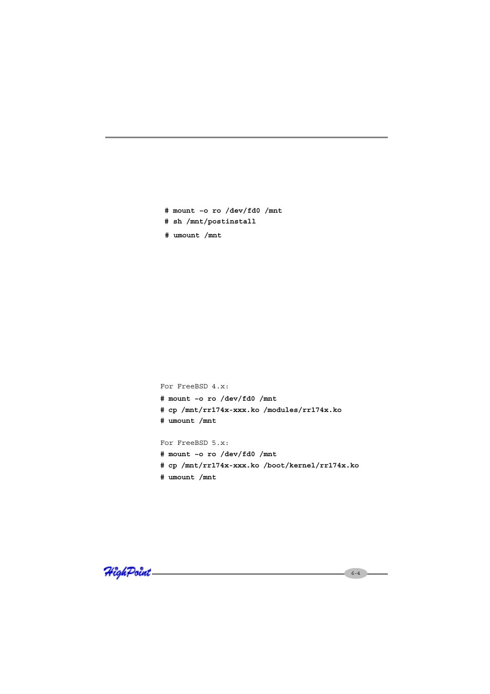 Step 1 copy the driver module | HighPoint RocketRAID 1740 User Manual | Page 59 / 65