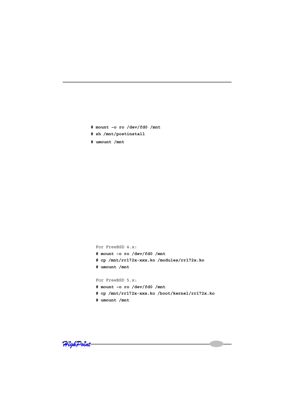 Step 1 copy the driver module | HighPoint RocketRAID 1720 User Manual | Page 65 / 71