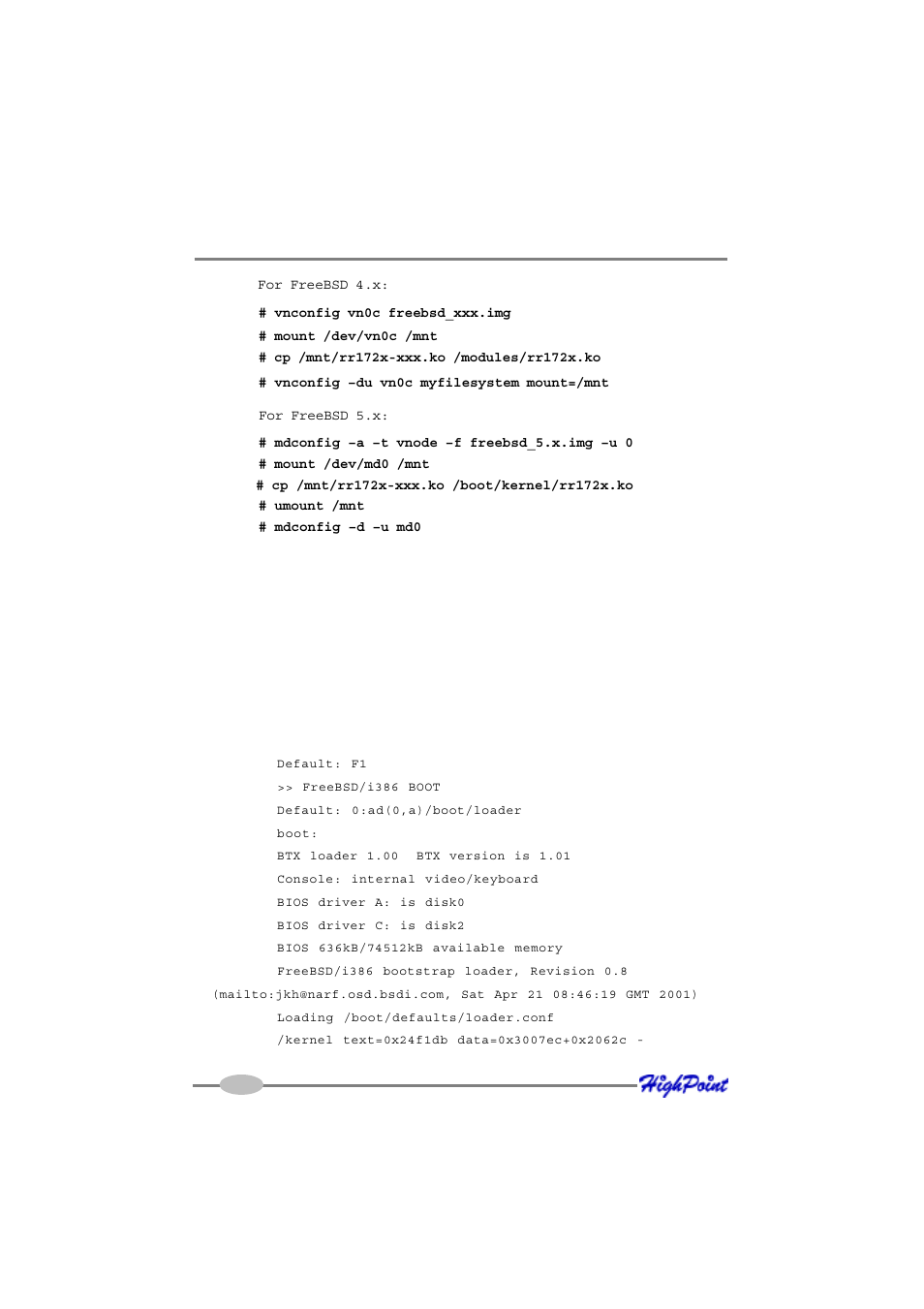 Step 2 test the driver module | HighPoint RocketRAID 1720 User Manual | Page 66 / 71