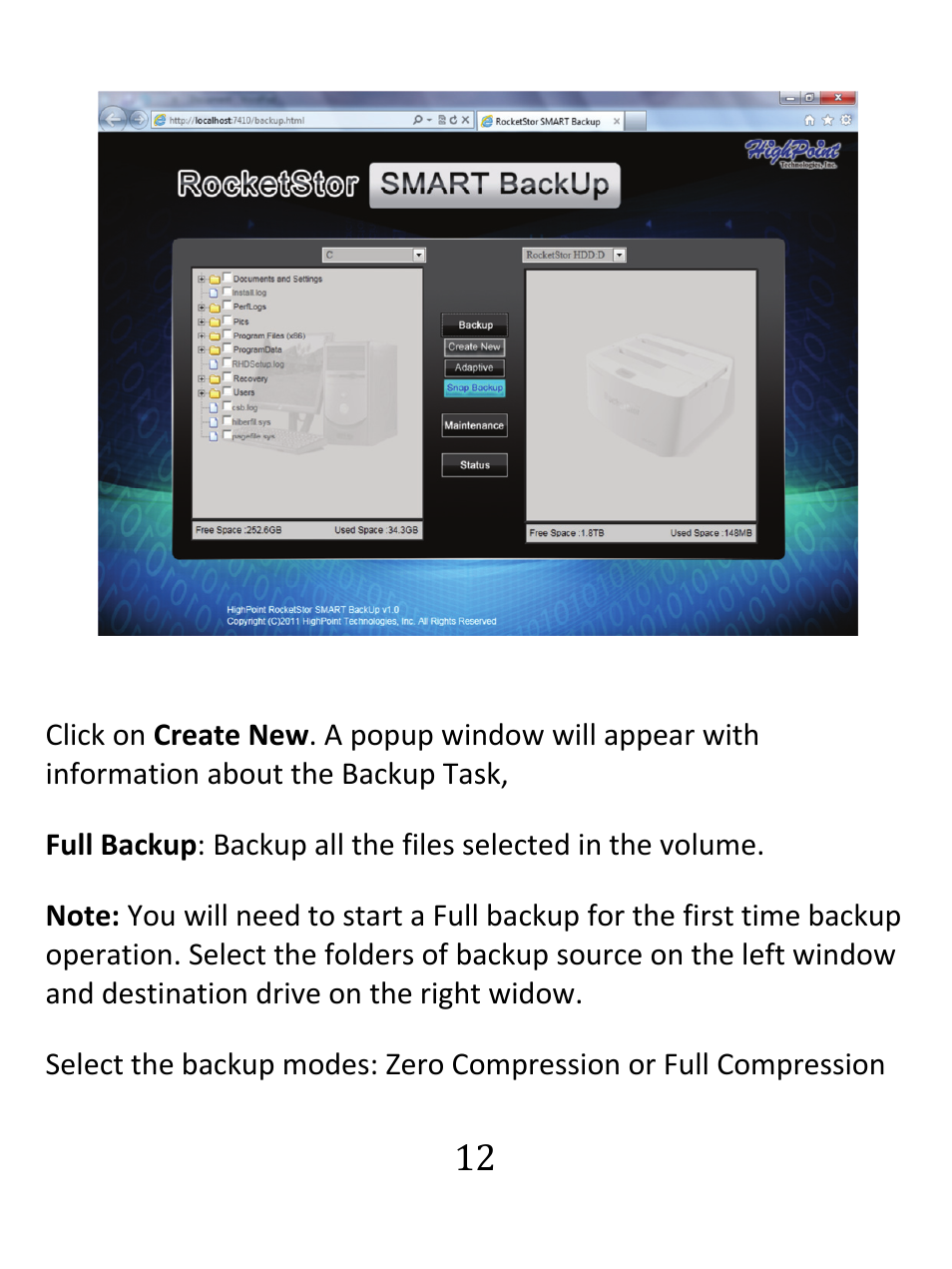 HighPoint RocketStor 5122B User Manual | Page 12 / 29