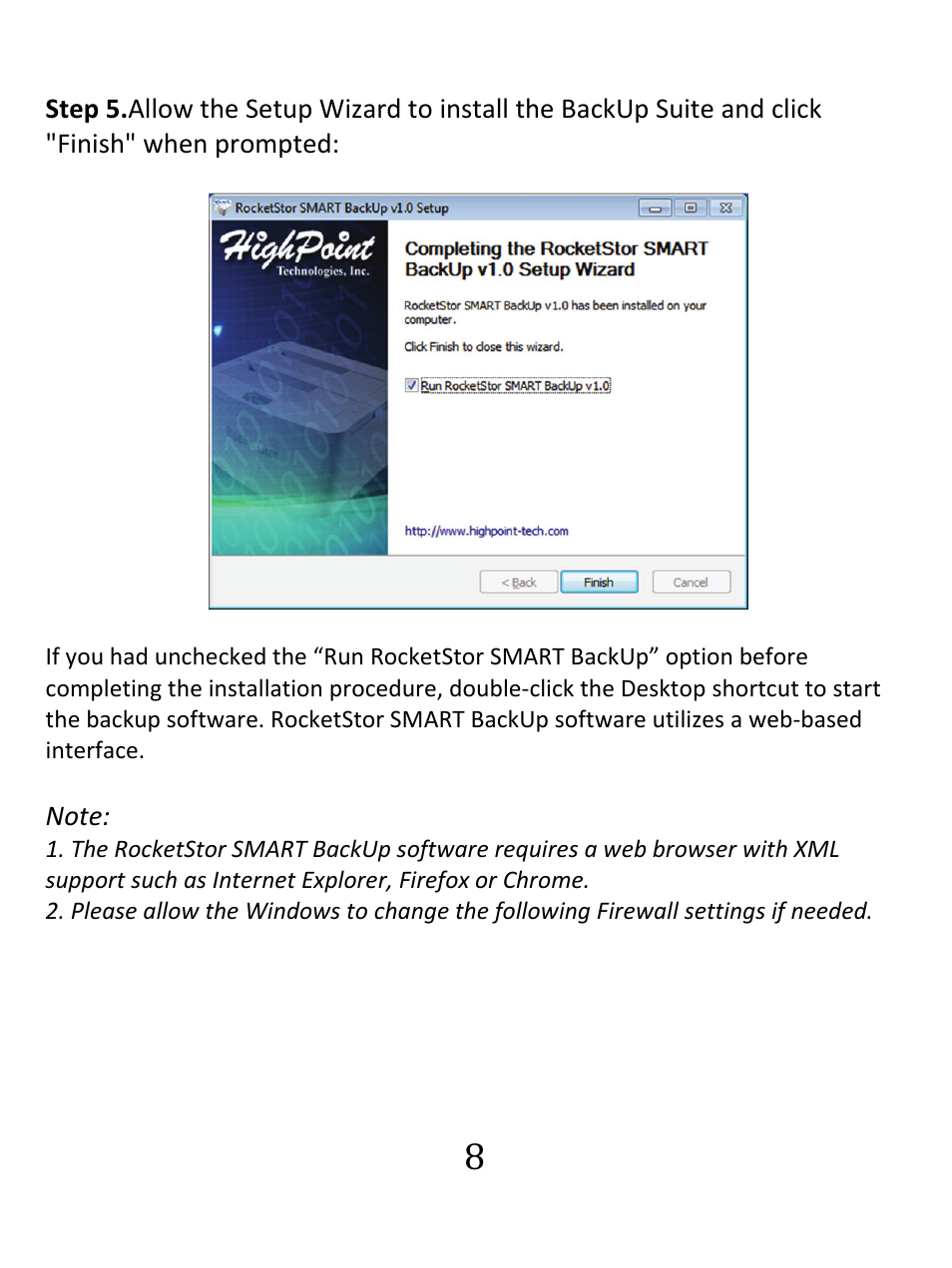 HighPoint RocketStor 5122B User Manual | Page 8 / 29
