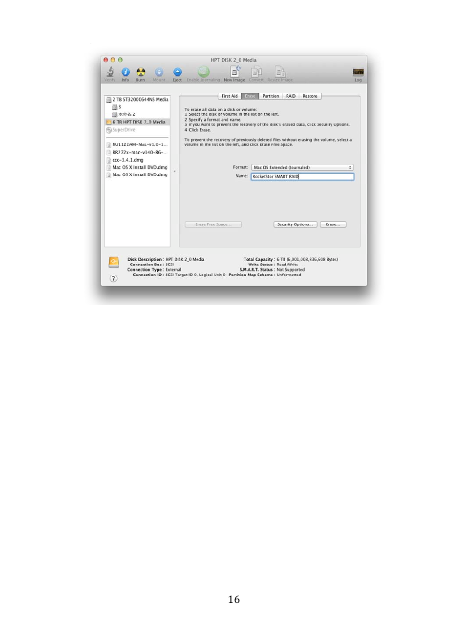 Raid recovery | HighPoint RocketStor 5122R User Manual | Page 16 / 20