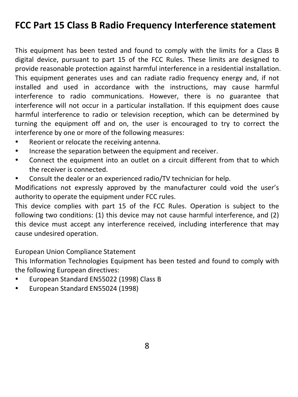 HighPoint RocketU 1142A User Manual | Page 8 / 8