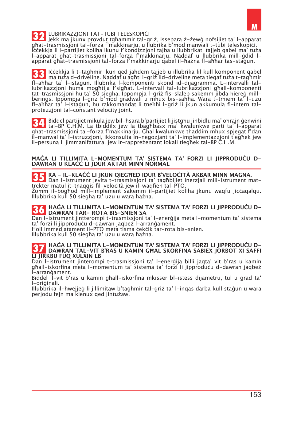 153 m | Bondioli&Pavesi 399CEBR13_C User Manual | Page 153 / 227