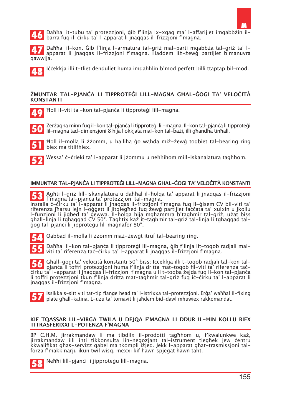 Bondioli&Pavesi 399CEBR13_C User Manual | Page 155 / 227