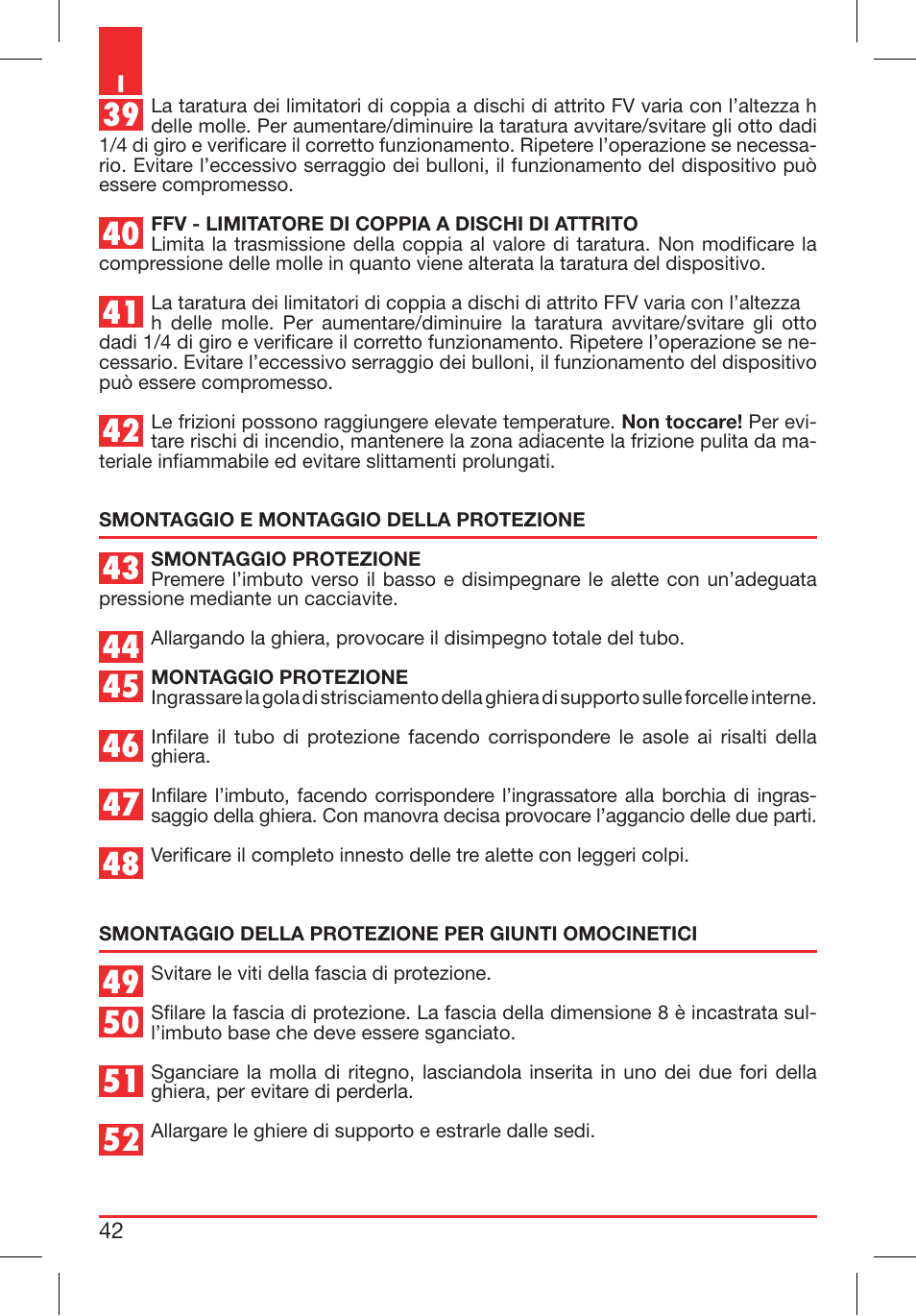 Bondioli&Pavesi 399CEBR13_C User Manual | Page 42 / 227
