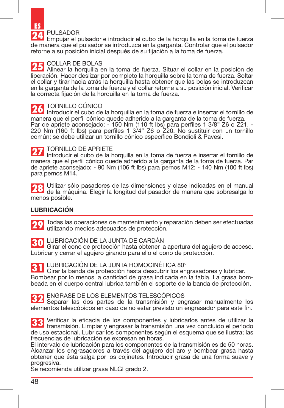 Bondioli&Pavesi 399CEBR13_C User Manual | Page 48 / 227