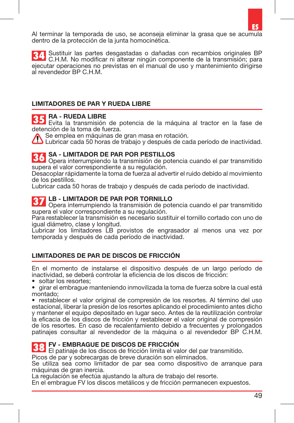 Bondioli&Pavesi 399CEBR13_C User Manual | Page 49 / 227