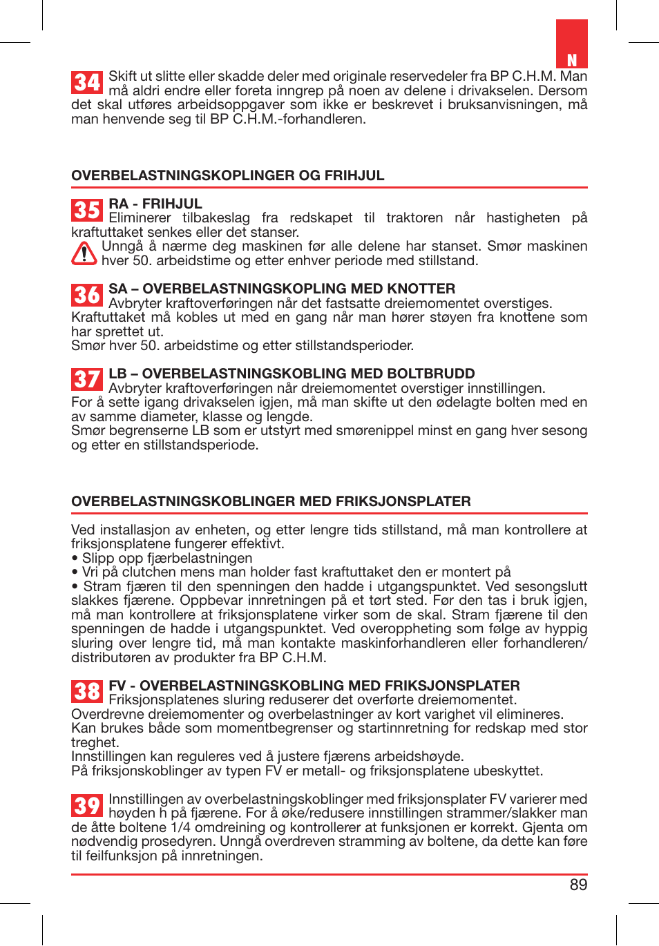 Bondioli&Pavesi 399CEBR13_C User Manual | Page 89 / 227