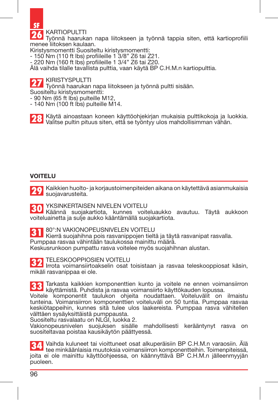 Bondioli&Pavesi 399CEBR13_C User Manual | Page 96 / 227