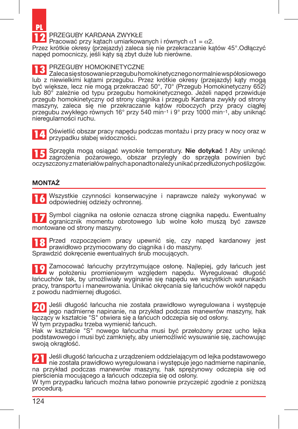 Bondioli&Pavesi 399CEE010_E User Manual | Page 124 / 255