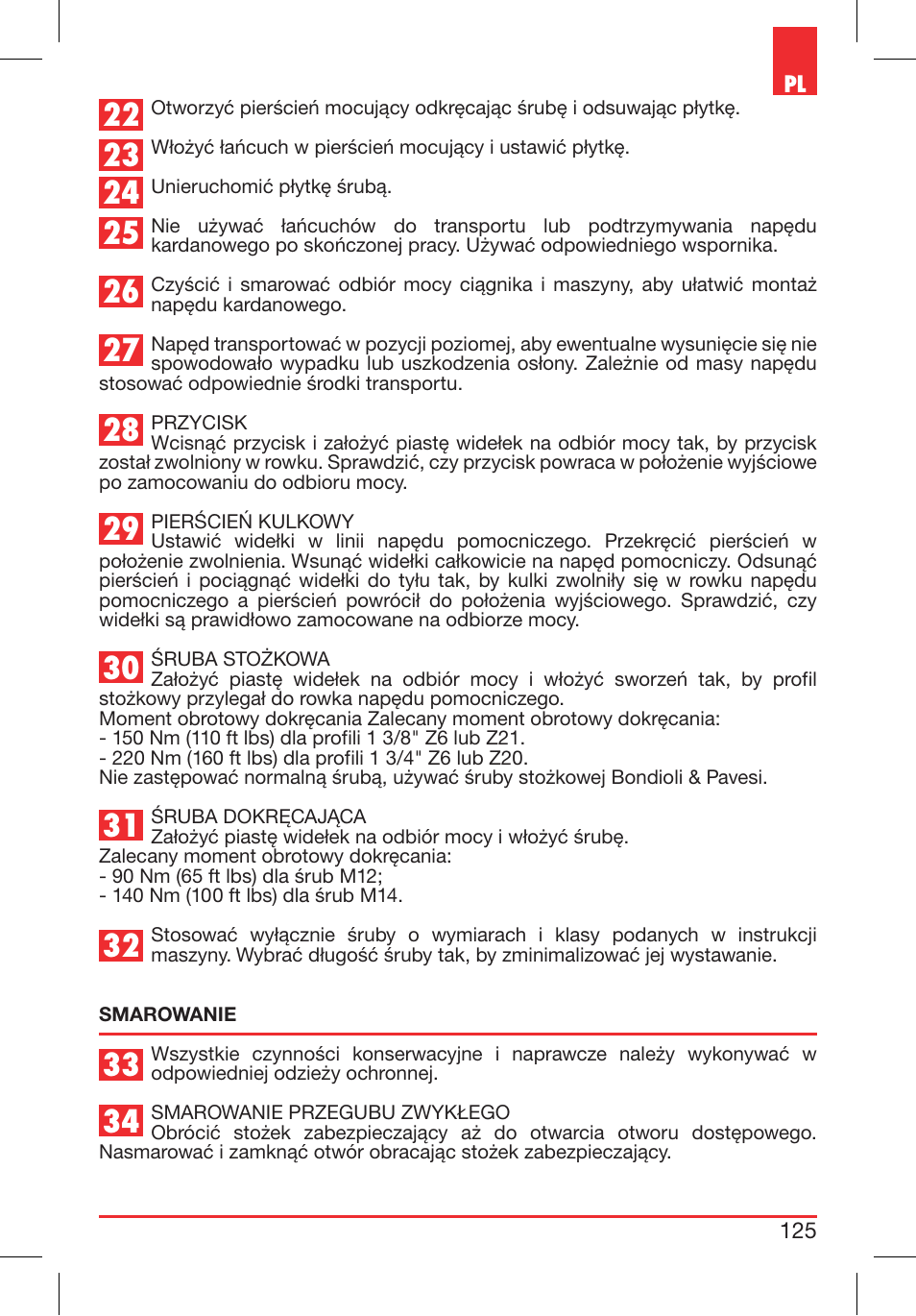 Bondioli&Pavesi 399CEE010_E User Manual | Page 125 / 255