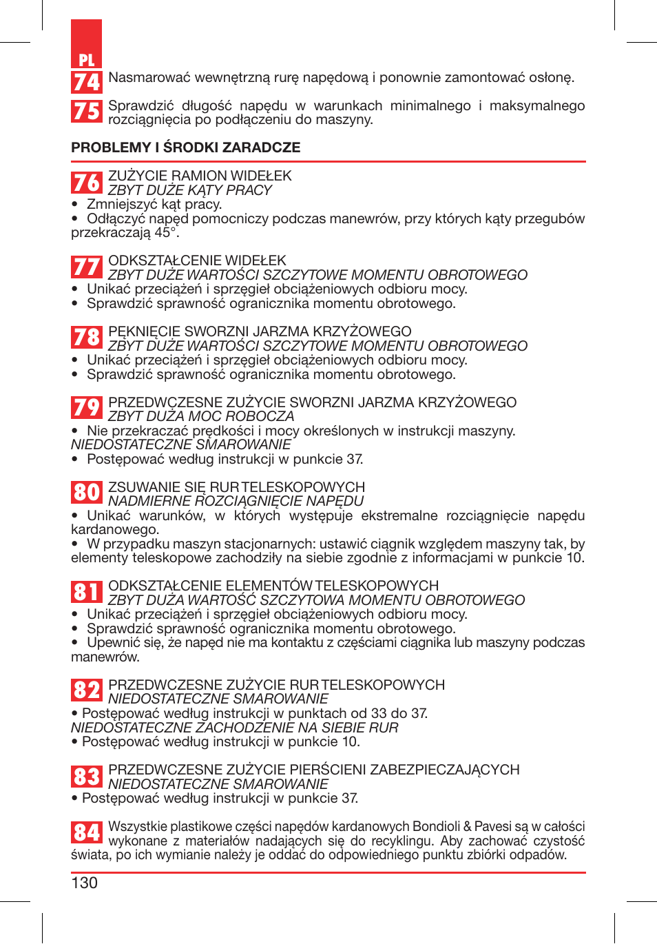 Bondioli&Pavesi 399CEE010_E User Manual | Page 130 / 255