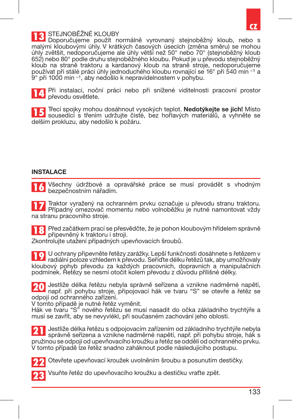Bondioli&Pavesi 399CEE010_E User Manual | Page 133 / 255