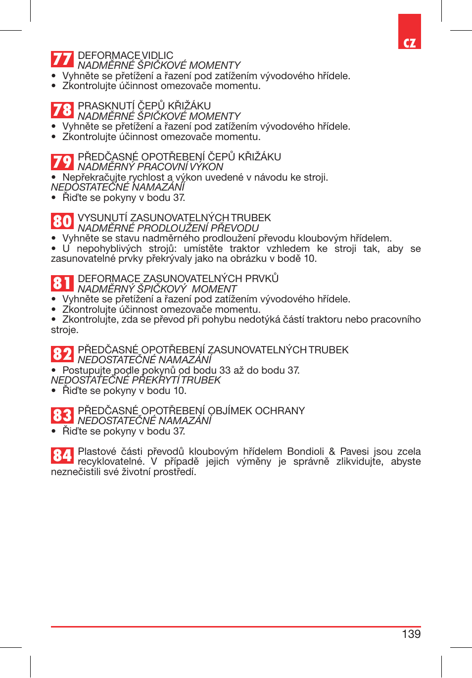 Bondioli&Pavesi 399CEE010_E User Manual | Page 139 / 255