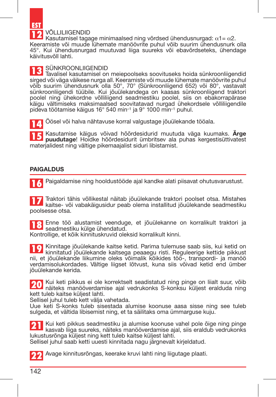 Bondioli&Pavesi 399CEE010_E User Manual | Page 142 / 255
