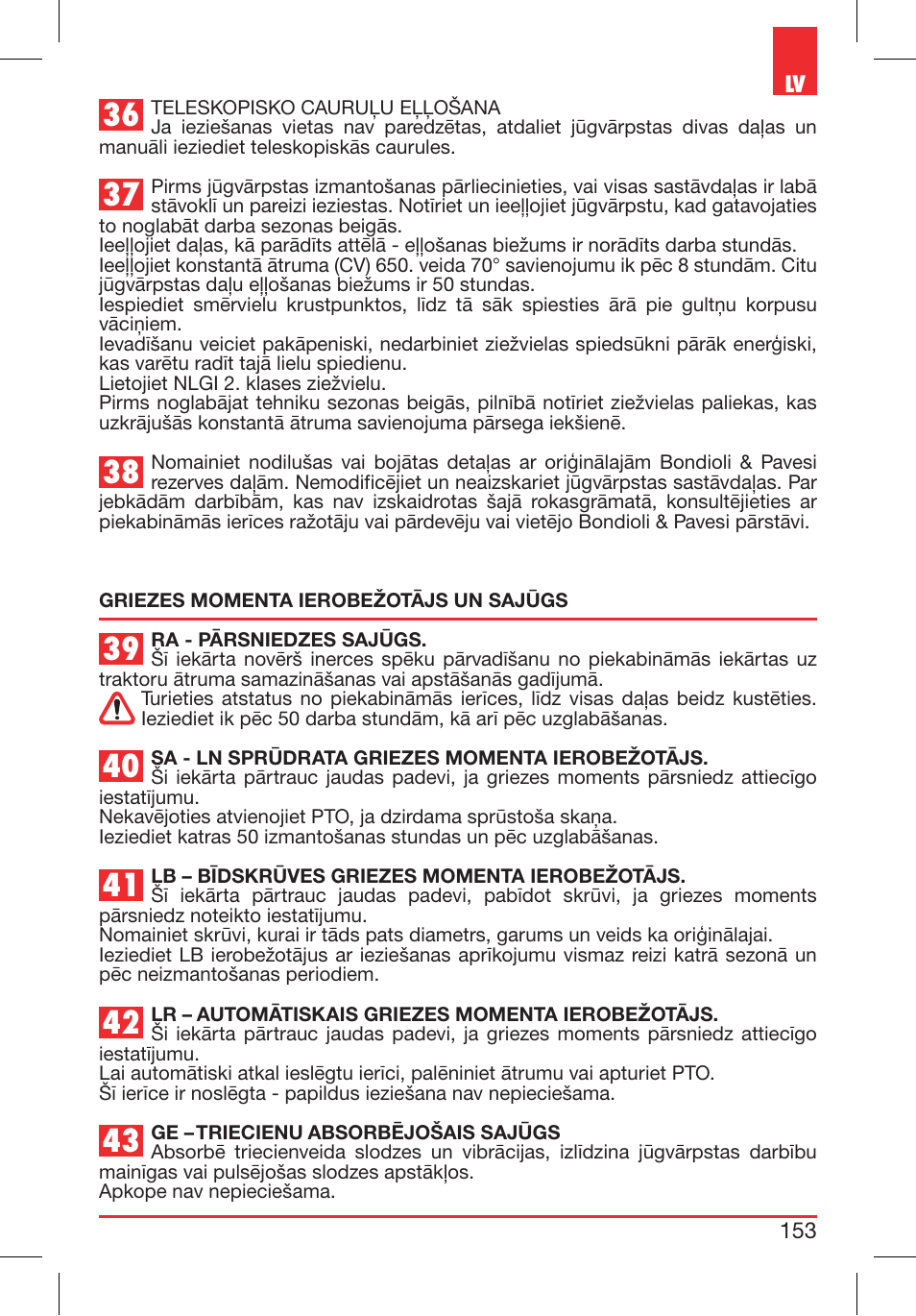 Bondioli&Pavesi 399CEE010_E User Manual | Page 153 / 255