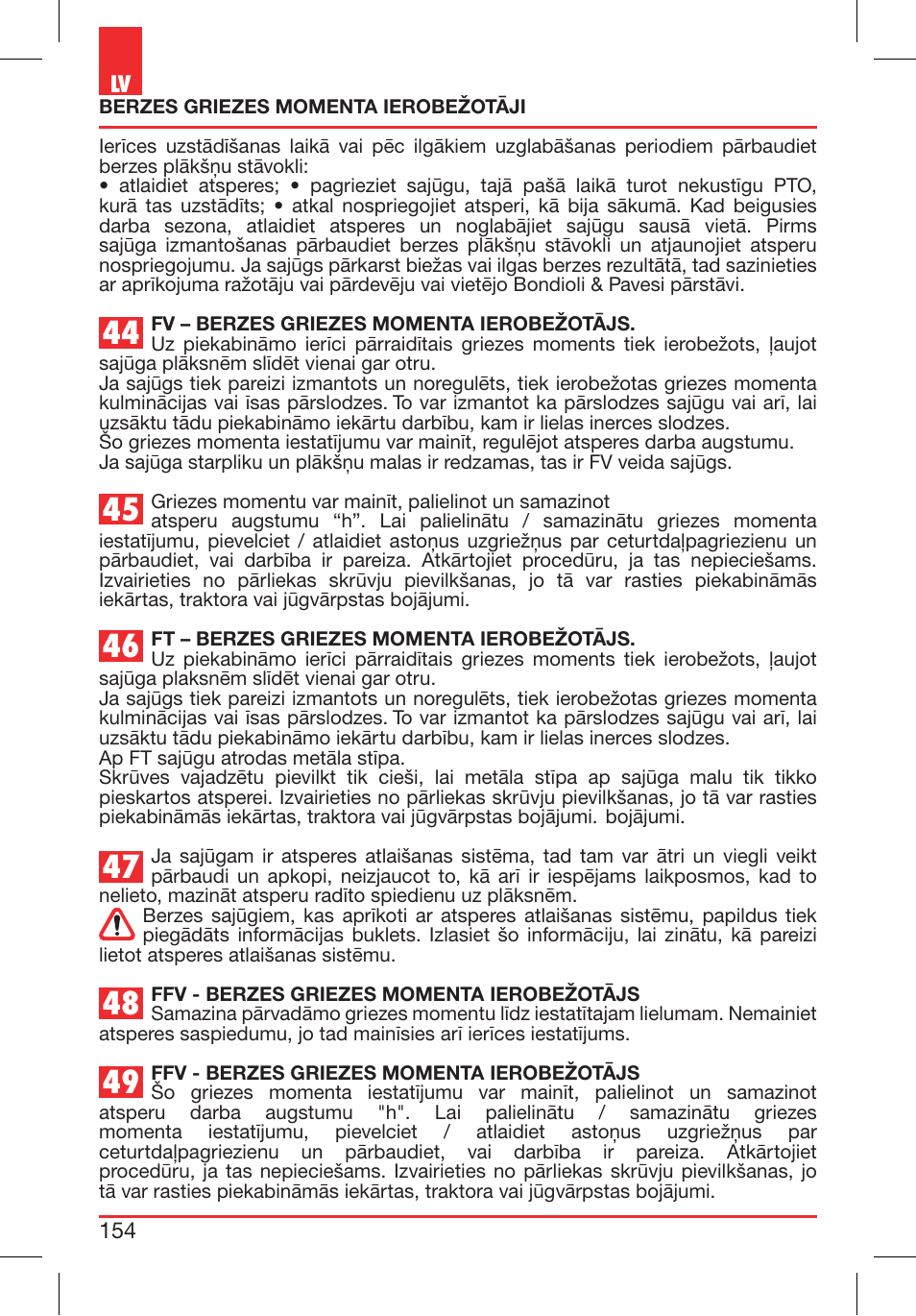 Bondioli&Pavesi 399CEE010_E User Manual | Page 154 / 255