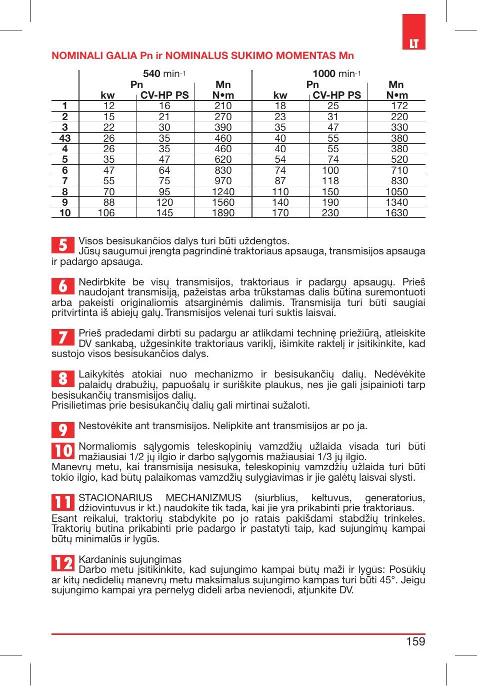 Bondioli&Pavesi 399CEE010_E User Manual | Page 159 / 255