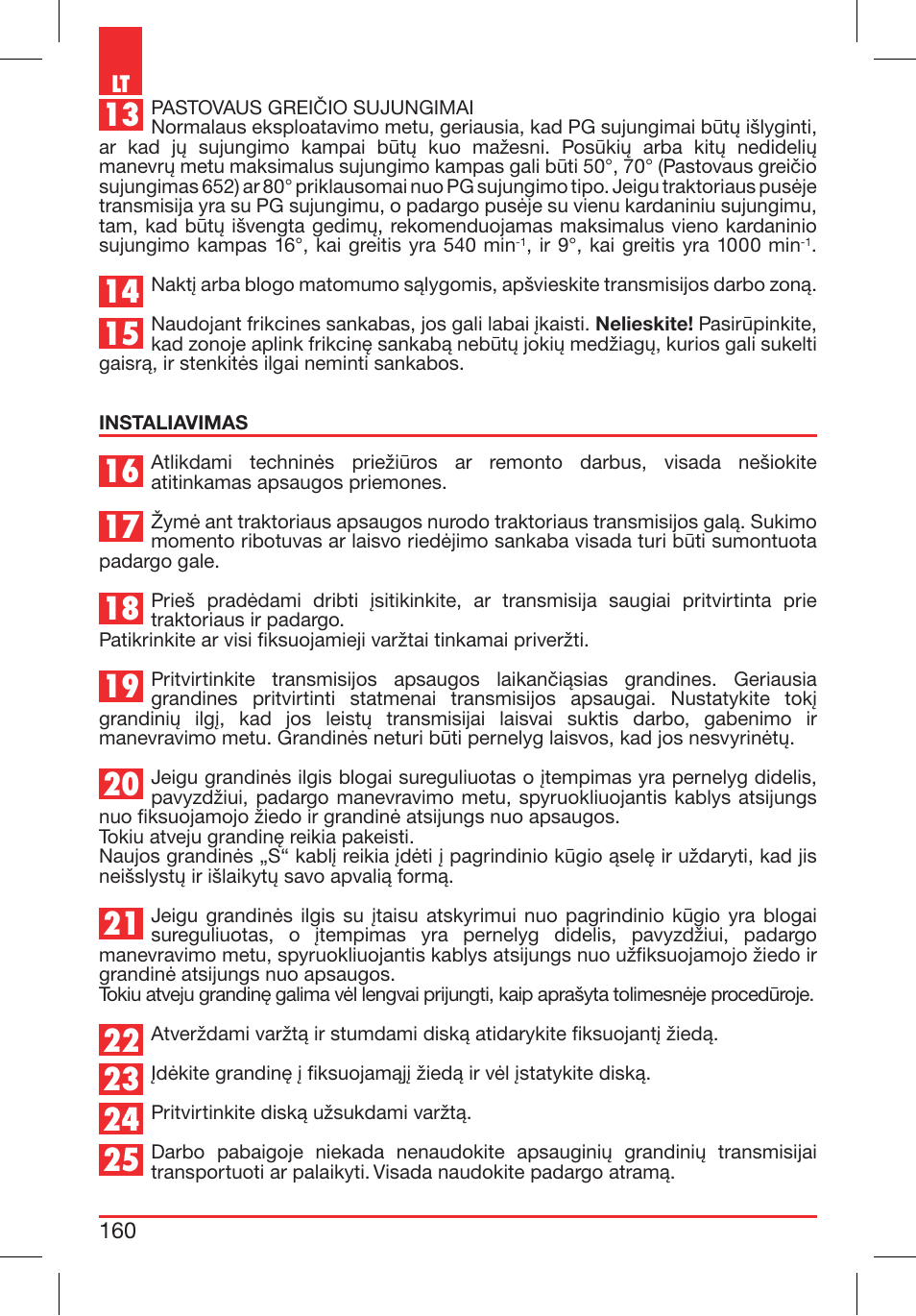 Bondioli&Pavesi 399CEE010_E User Manual | Page 160 / 255