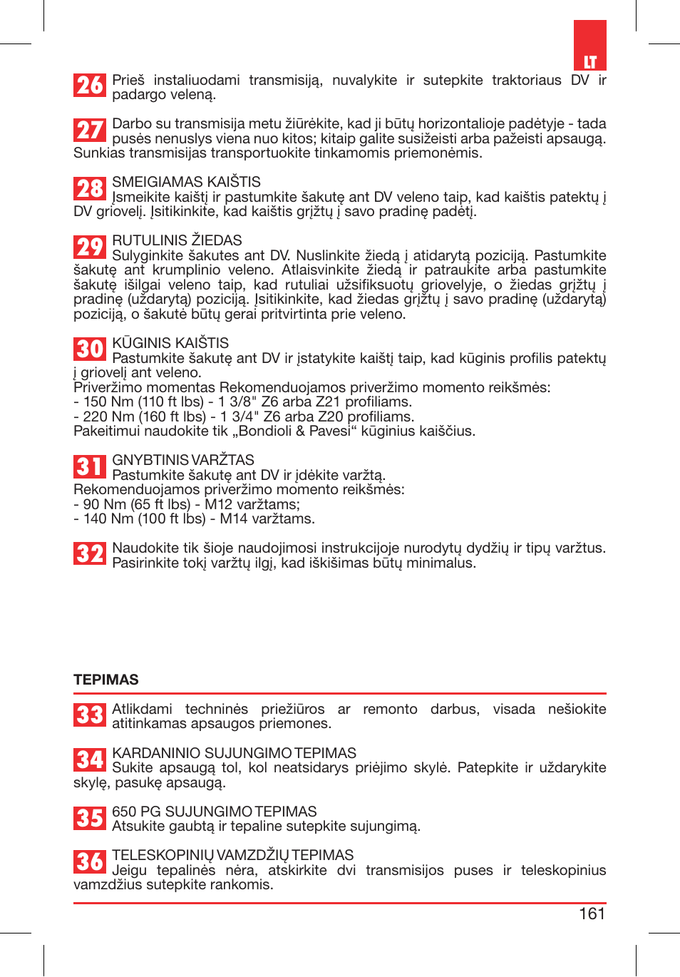 Bondioli&Pavesi 399CEE010_E User Manual | Page 161 / 255