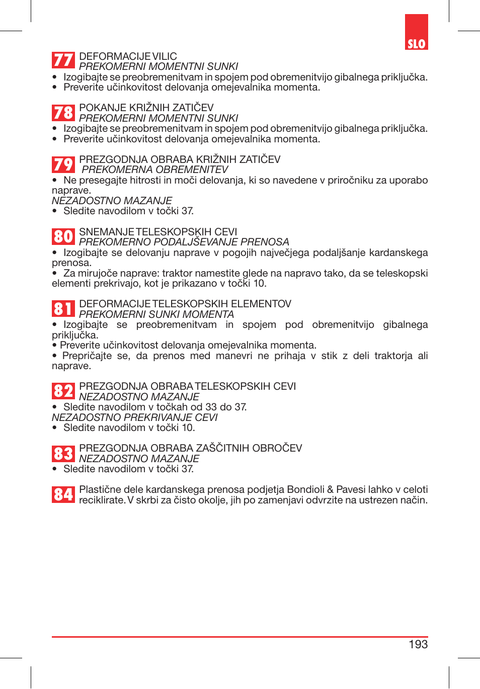 Bondioli&Pavesi 399CEE010_E User Manual | Page 193 / 255
