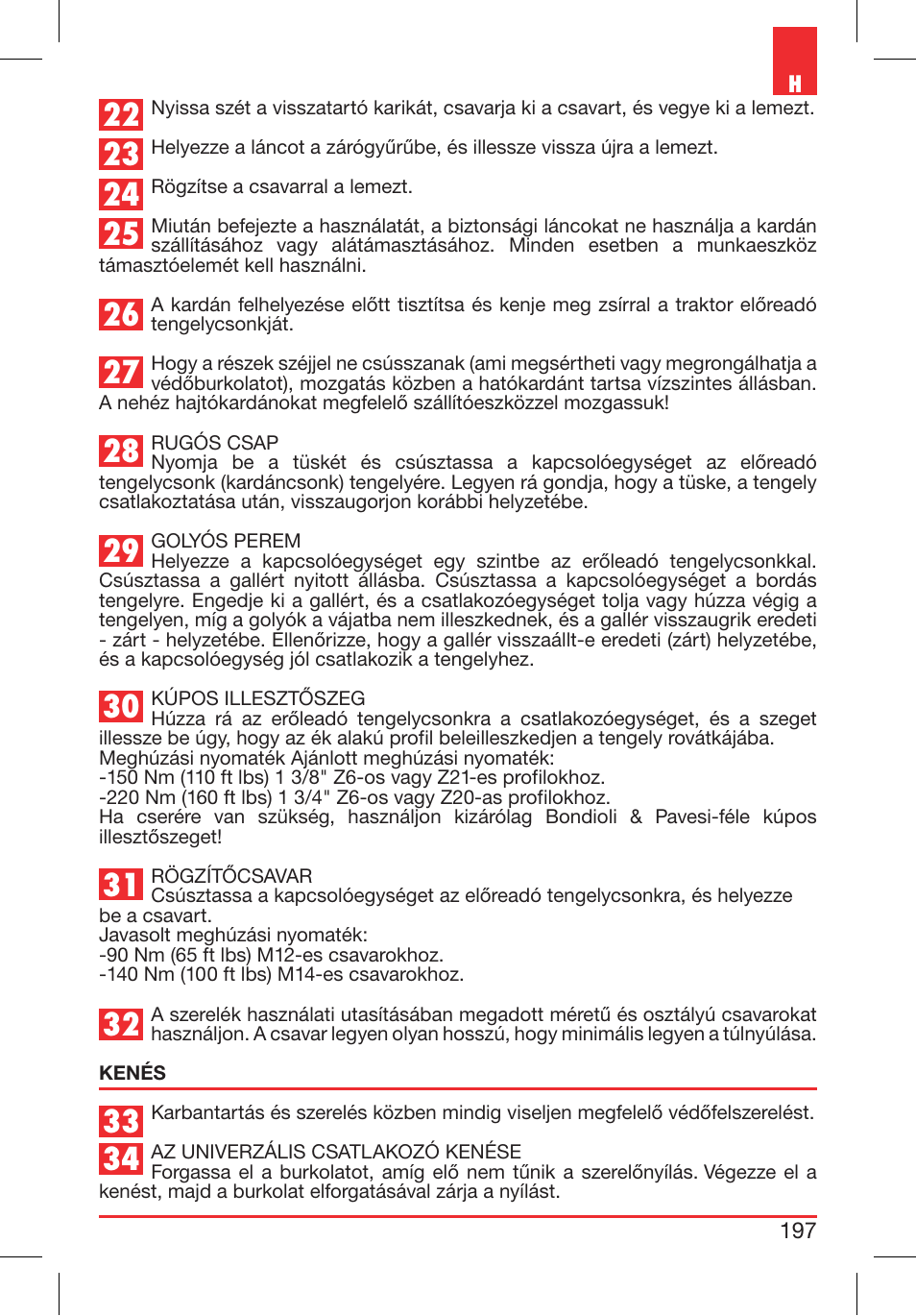 Bondioli&Pavesi 399CEE010_E User Manual | Page 197 / 255