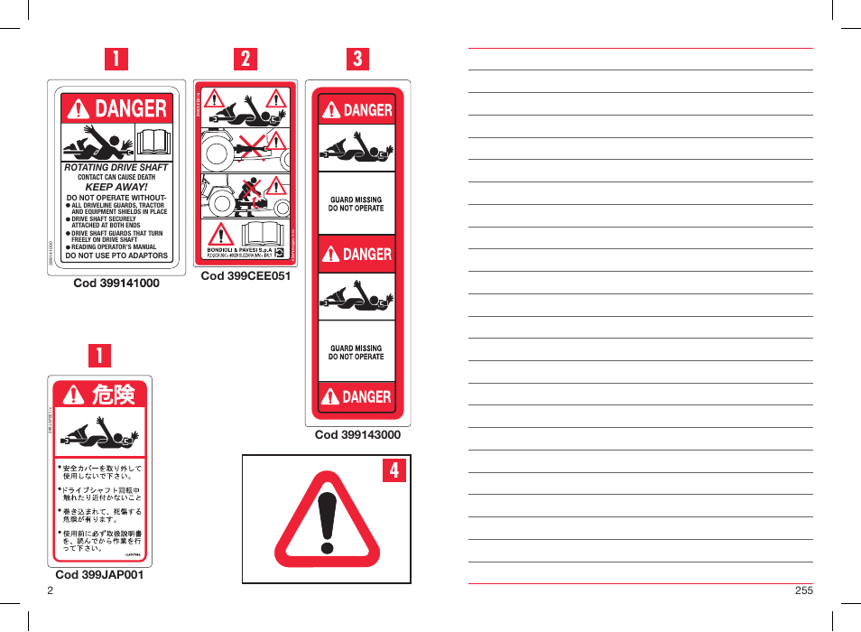 Bondioli&Pavesi 399CEE010_E User Manual | Page 2 / 255