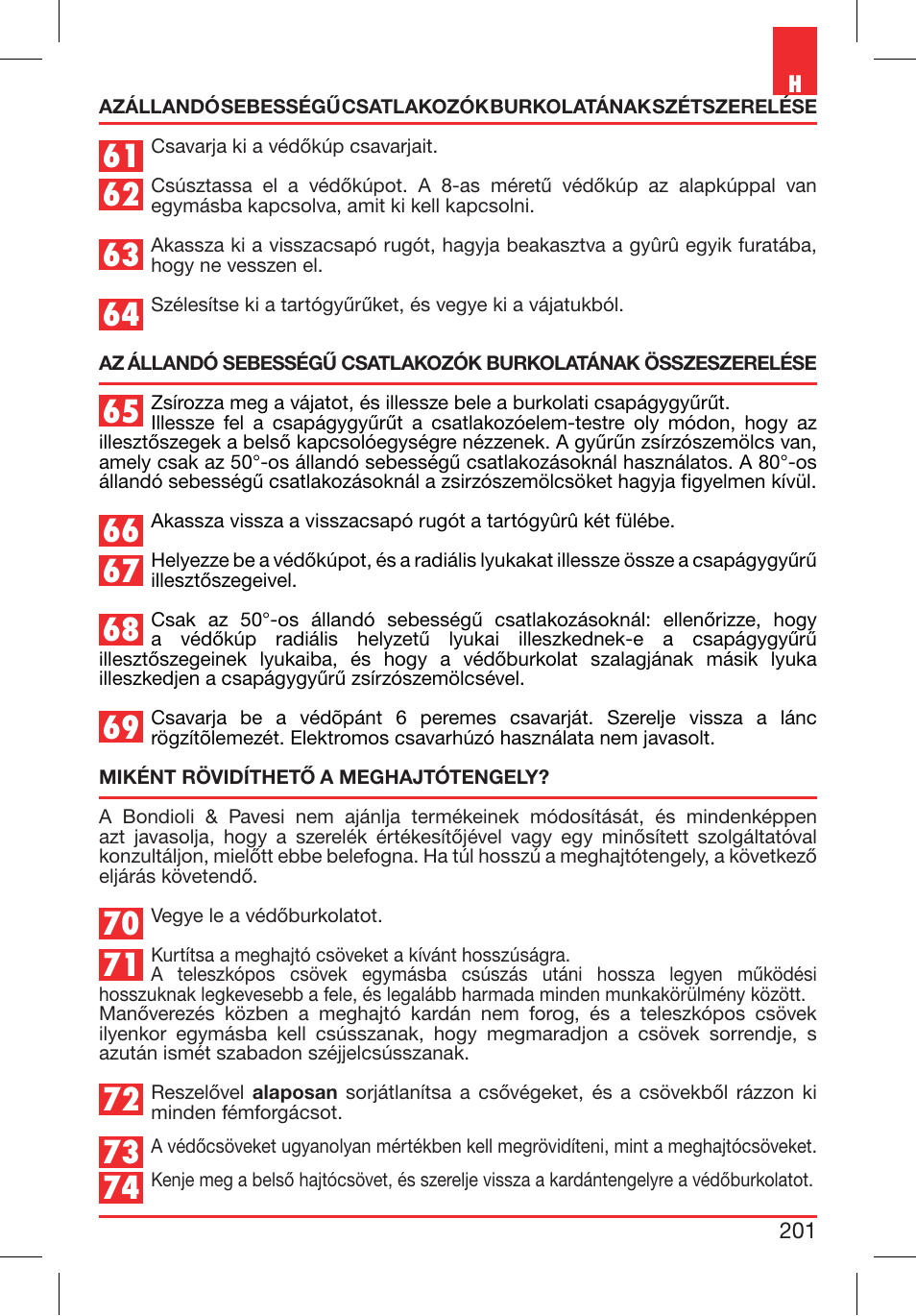 Bondioli&Pavesi 399CEE010_E User Manual | Page 201 / 255