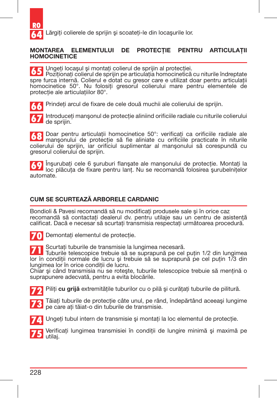 Bondioli&Pavesi 399CEE010_E User Manual | Page 228 / 255