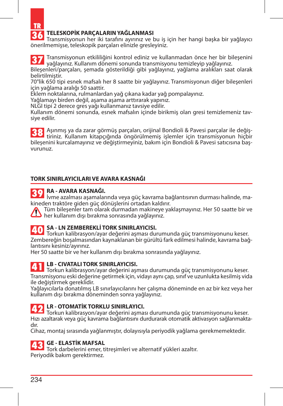 Bondioli&Pavesi 399CEE010_E User Manual | Page 234 / 255