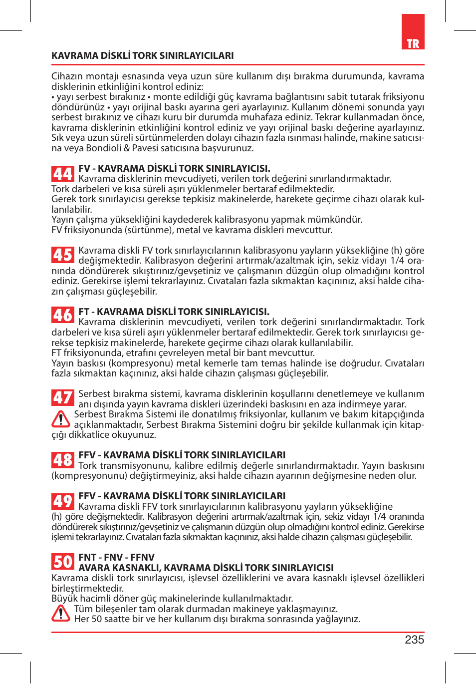 Bondioli&Pavesi 399CEE010_E User Manual | Page 235 / 255