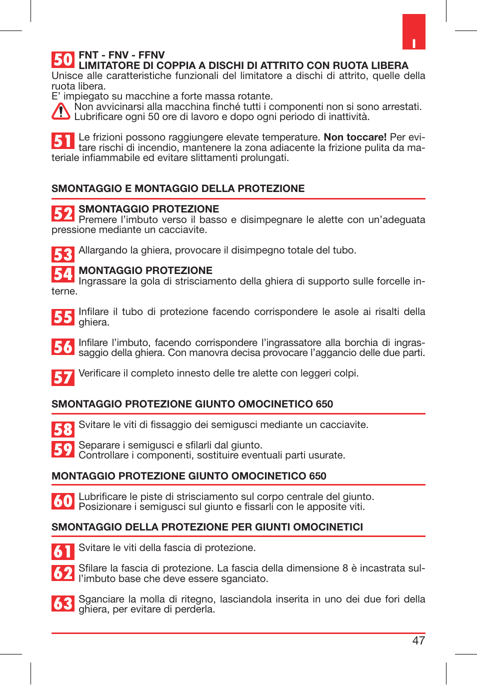 Bondioli&Pavesi 399CEE010_E User Manual | Page 47 / 255