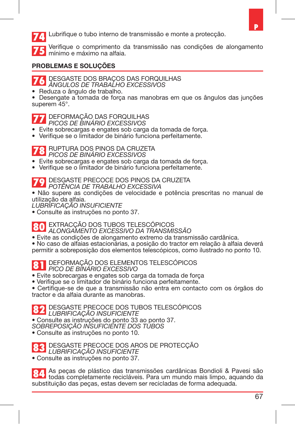 Bondioli&Pavesi 399CEE010_E User Manual | Page 67 / 255