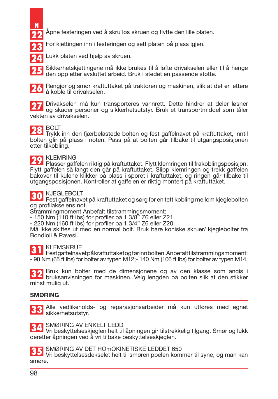 Bondioli&Pavesi 399CEE010_E User Manual | Page 98 / 255