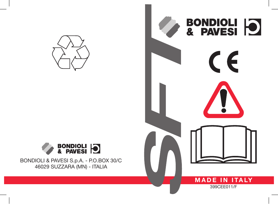 Bondioli&Pavesi 399CEE011_F User Manual | 281 pages